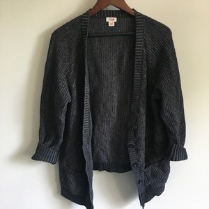 CLOSET PURGE Grey Knit Cardigan